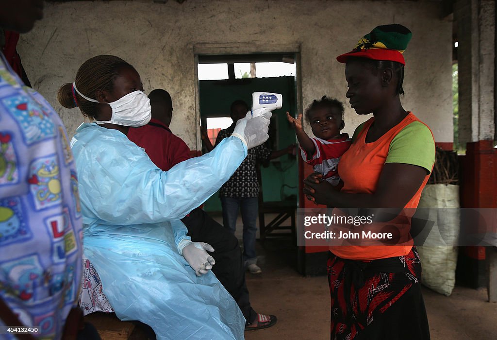 Residents Of Quarantined Town Near International Airport Endure Ebola Epidemic