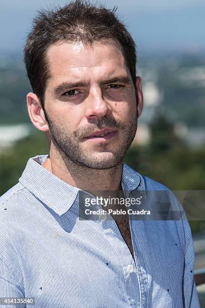 Spanish actor Jorge Monje attends ''El Tiempo De Los Monstruos' photocall on August 25, 2014 in Madrid, Spain.