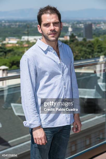 Spanish actor Jorge Monje attends ''El Tiempo De Los Monstruos' photocall on August 25, 2014 in Madrid, Spain.