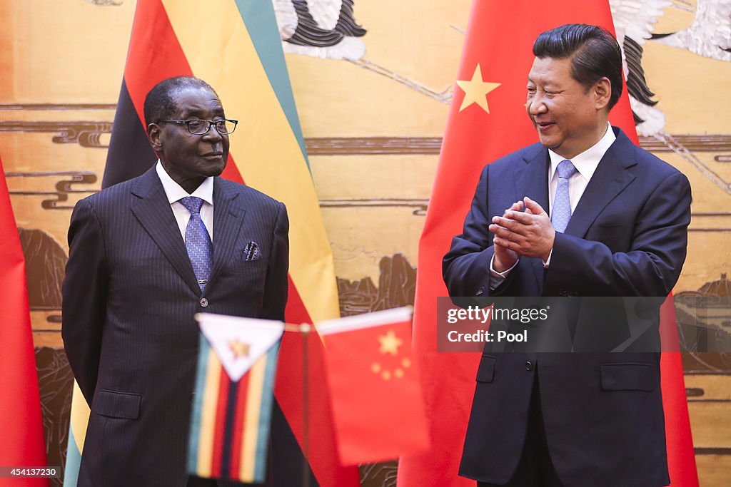 Zimbabwean President Robert Mugabe Visits China