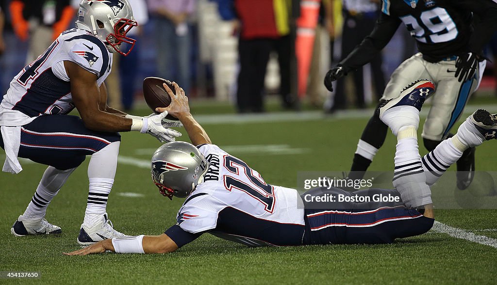 New England Patriots Vs. Carolina Panthers at Gillette Stadium