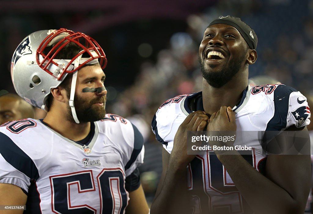 New England Patriots Vs. Carolina Panthers at Gillette Stadium