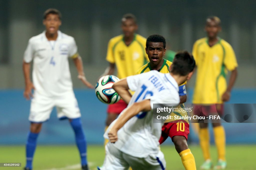 Honduras v Vanuatu - FIFA: 5th Place Playoff Boys Summer Youth Olympic Football Tournament Nanjing 2014