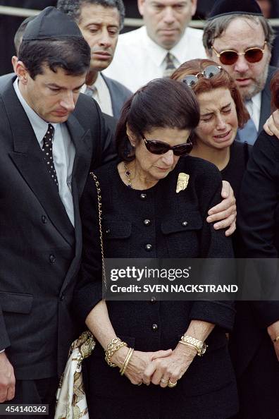 Lea Rabin Wife of late Prime Minister Yitzhak Rabin, Lea Rabin , her son Yuval ...