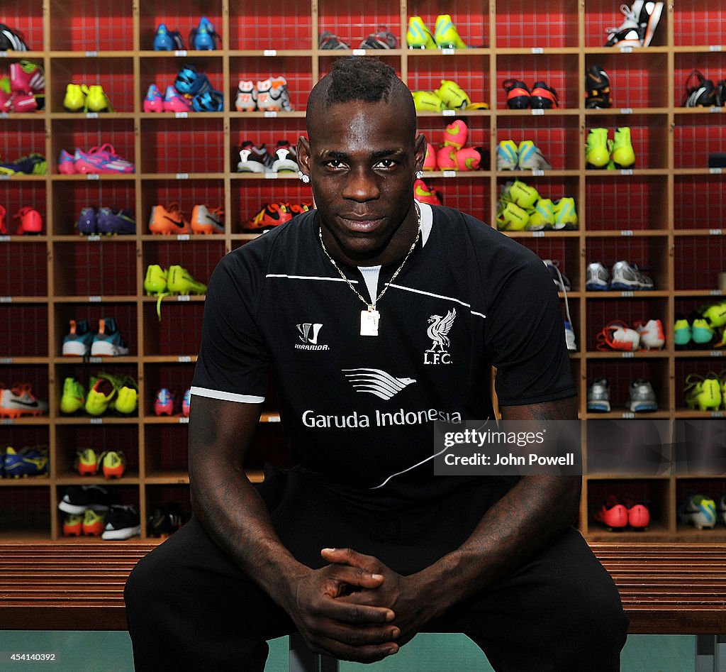 Liverpool Unveil New Signing Mario Balotelli