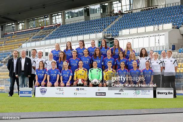 Team Photo: back row from left: Lara Keller, Madlen Frank, Christina Julien, Anja Heuschkel, Lisa Seiler, Vanessa Mueller, Vivien Beil middle row...