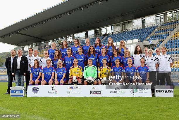 Team Photo: back row from left: Lara Keller, Madlen Frank, Christina Julien, Anja Heuschkel, Lisa Seiler, Vanessa Mueller, Vivien Beil middle row...