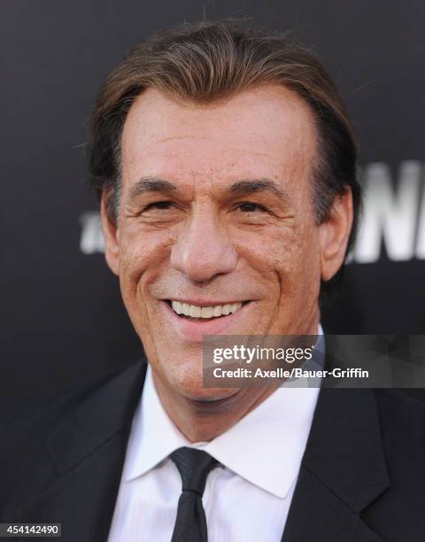 Actor Robert Davi arrives at the Los Angeles premiere of 'The Expendables 3' at TCL Chinese Theatre on August 11, 2014 in Hollywood, California.