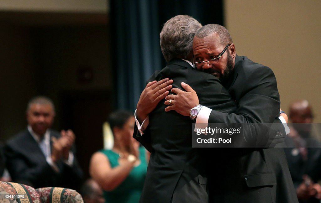 Funeral Held For Teen Shot To Death By Police In Ferguson, MO