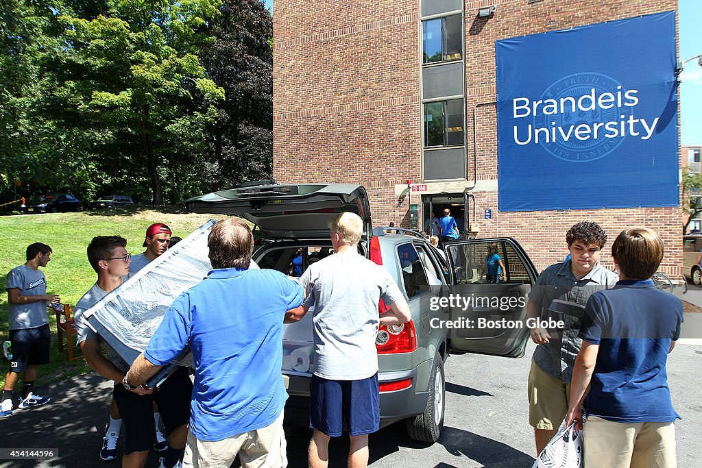 Brandeis Leads Rush Of College Students Back To Campus