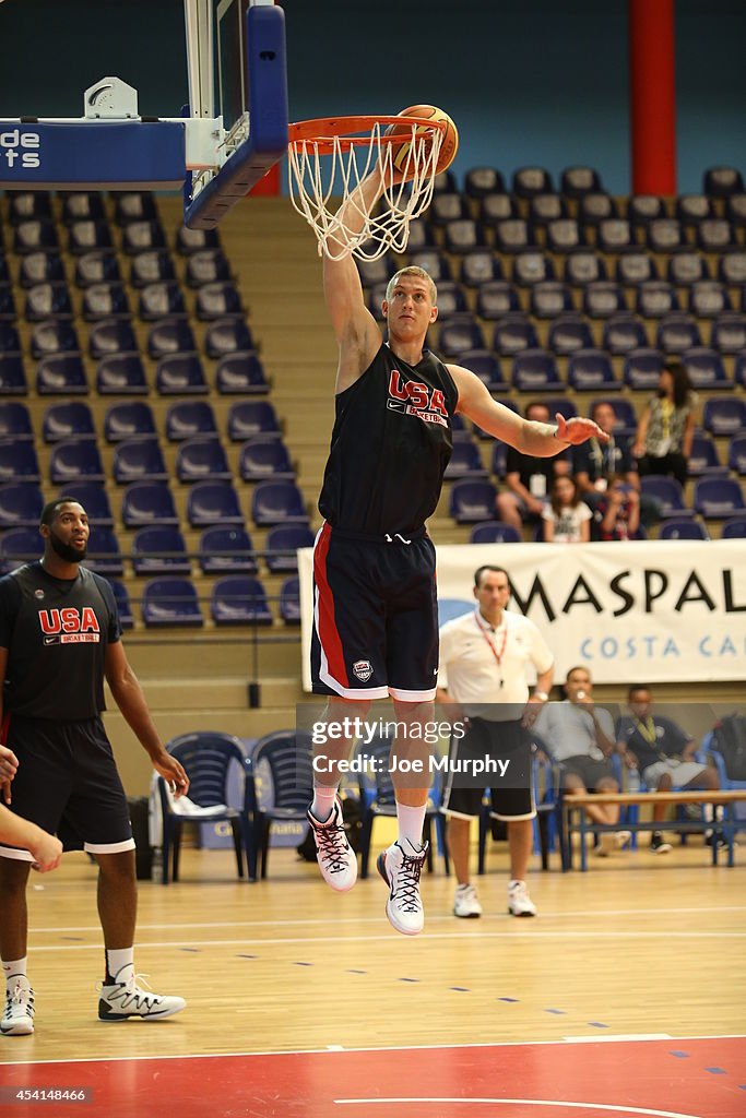 USA Basketball Men's National Team Practice