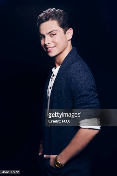 Actor Jake T. Austin is photographed at the Fox 2014 Teen Choice Awards at The Shrine Auditorium on August 10, 2014 in Los Angeles, California.