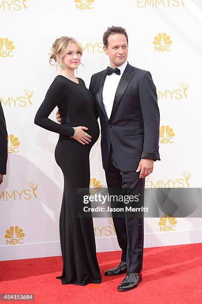 Actor Josh Charles and Sophie Flack attend the 66th Annual Primetime Emmy Awards held at Nokia Theatre L.A. Live on August 25, 2014 in Los Angeles,...
