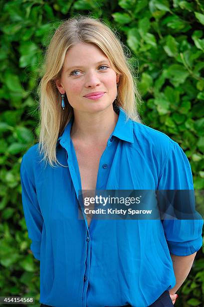 Melanie Thierry attends the 'Le Regne De La Beaute' Photocall at Hotel Mercure during the 7th Angouleme French-Speaking Film Festival on August 25,...