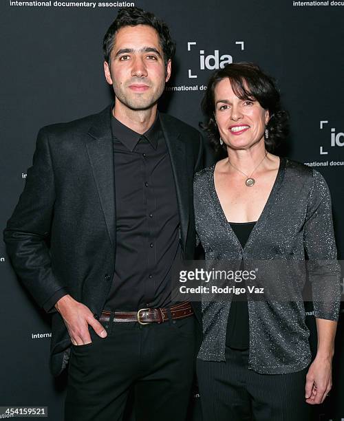 Director Josh Izenberg and producer Amanda Micheli attend the International Documentary Association's 2013 IDA Documentary Awards at Directors Guild...