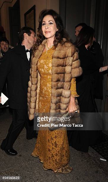 Marta Brivio Sforza attends Teatro Alla Scala 2013/14 Opening on December 7, 2013 in Milan, Italy.