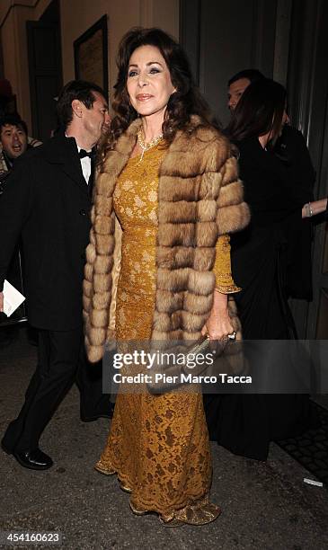 Marta Brivio Sforza attends Teatro Alla Scala 2013/14 Opening on December 7, 2013 in Milan, Italy.