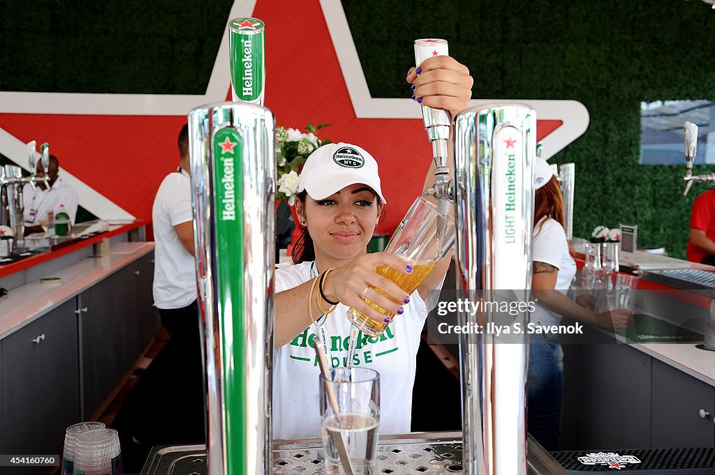 Heineken Kicks Off The 2014 US Open