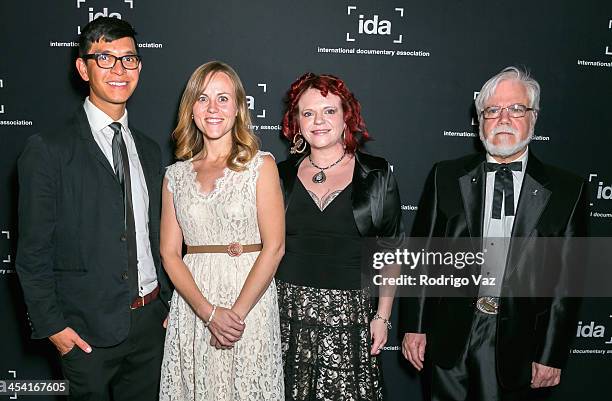 Cinematographer E.J. Enriquez, director Elizabeth Chatelain, and Sarah Chatelain and John Chatelain attend the International Documentary...