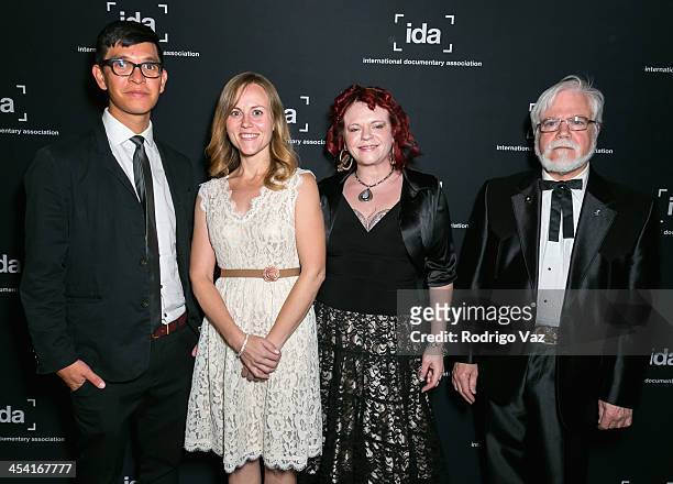 Cinematographer E.J. Enriquez, director Elizabeth Chatelain, and Sarah Chatelain and John Chatelain attend the International Documentary...