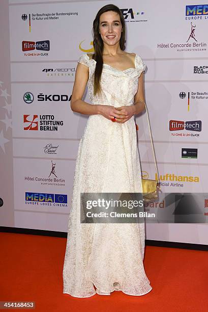Arta Dobroshi attends the European Film Awards 2013 on December 7, 2013 in Berlin, Germany.