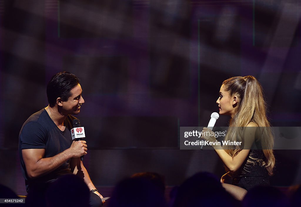 Ariana Grande Performs On The Honda Stage At The iHeartRadio Theater In Los Angeles