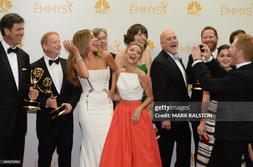 TOPSHOT-US-ENTERTAINMENT-EMMY-PRESS ROOM