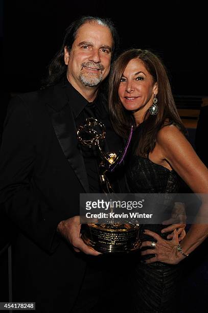 Director Glenn Weiss , winner of Outstanding Directing for a Variety Special for the 67th Tony Awards telecast, and guest attend the 66th Annual...