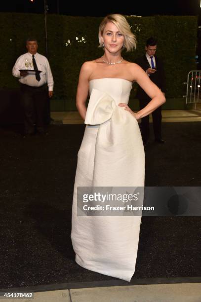 Actress Julianne Hough attends the 66th Annual Primetime Emmy Awards Governors Ball held at Los Angeles Convention Center on August 25, 2014 in Los...