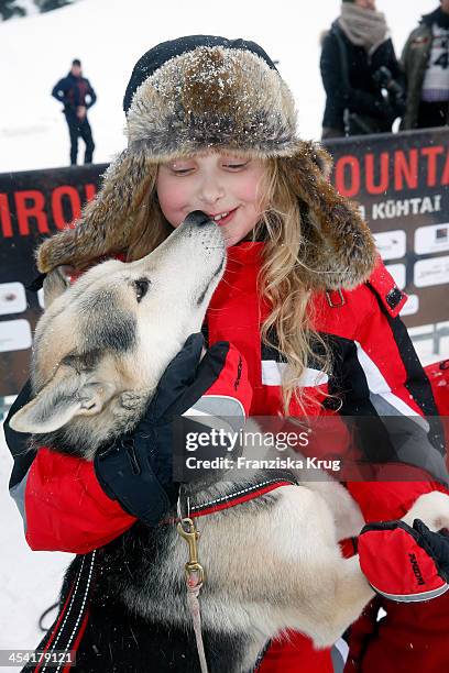 Gioia Filomena Burkhard attends the Sledge Dog Race - Tirol Cross Mountain 2013 on December 07, 2013 in Innsbruck, Austria.