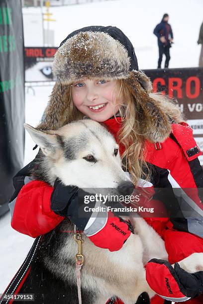 Gioia Filomena Burkhard attends the Sledge Dog Race - Tirol Cross Mountain 2013 on December 07, 2013 in Innsbruck, Austria.