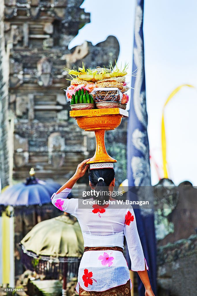 Temple offerings, Ubud, Bali