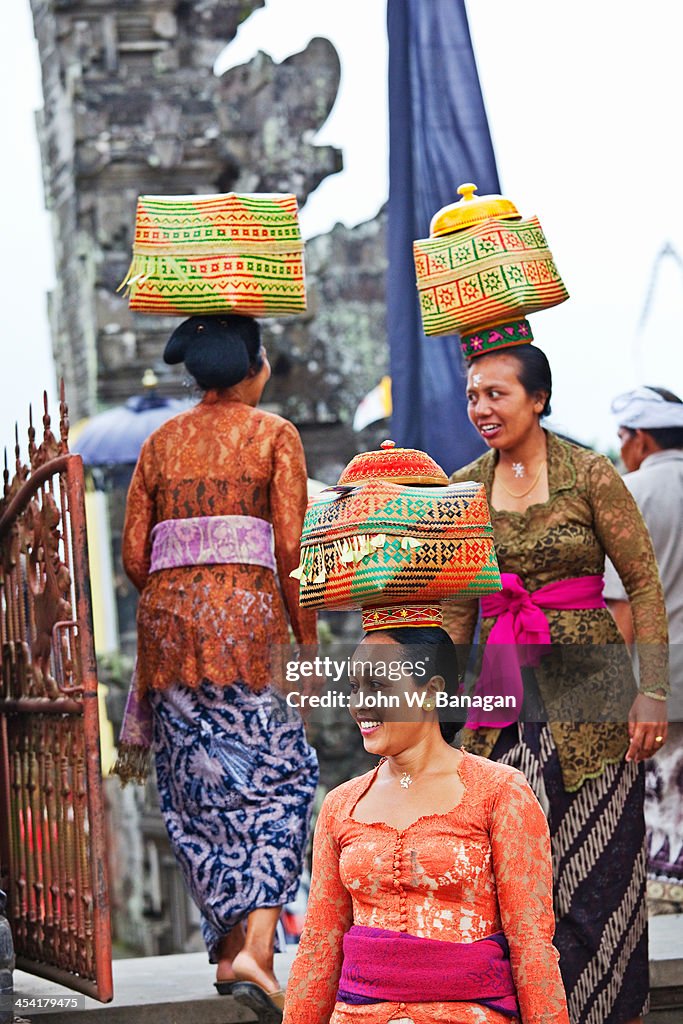 Temple offerings, Ubud, Bali