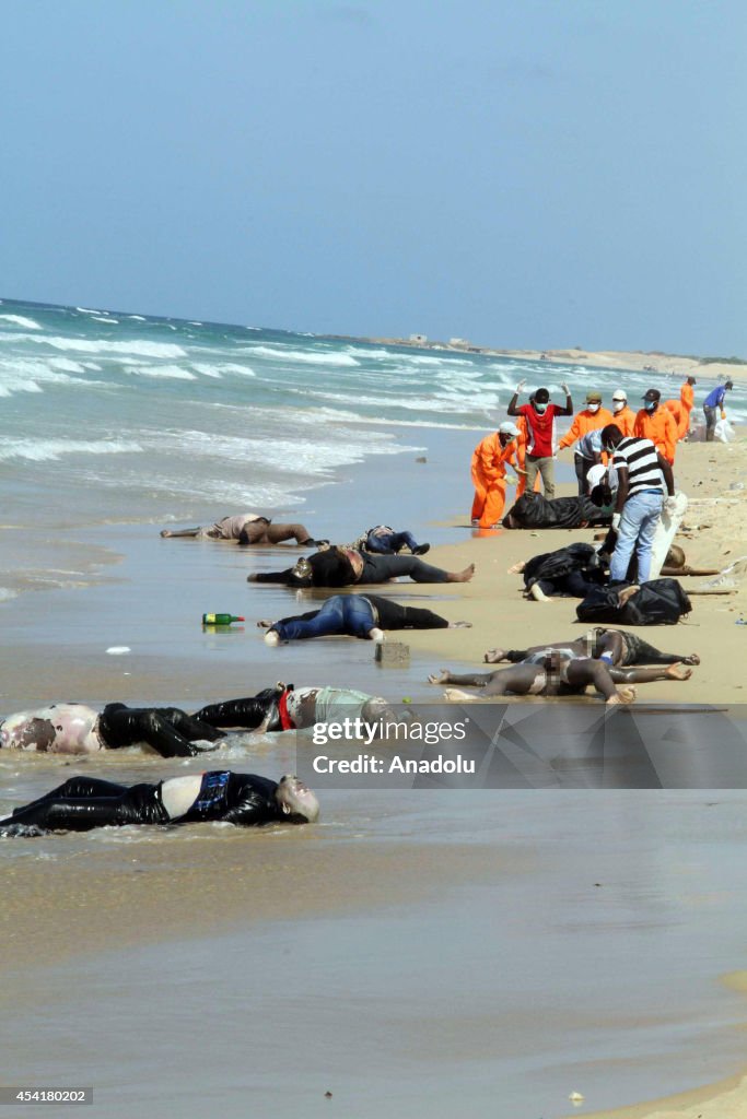 Overloaded boat carrying suspected illegal African immigrants sank in Libya