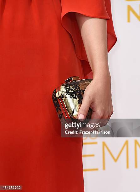 Actress Sibel Kekilli attends the 66th Annual Primetime Emmy Awards held at Nokia Theatre L.A. Live on August 25, 2014 in Los Angeles, California.