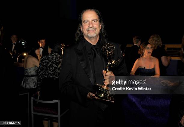 Director Glenn Weiss, winner of Outstanding Directing for a Variety Special for the 67th Tony Awards telecast, attends the 66th Annual Primetime Emmy...