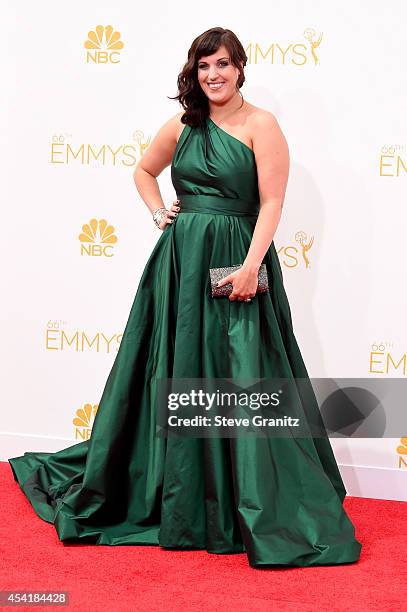 Actress Allison Tolman attends the 66th Annual Primetime Emmy Awards held at Nokia Theatre L.A. Live on August 25, 2014 in Los Angeles, California.