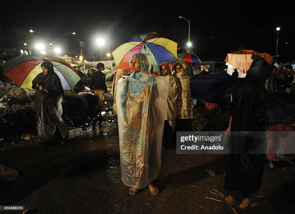 Anti government protests in Islamabad's Red Zone