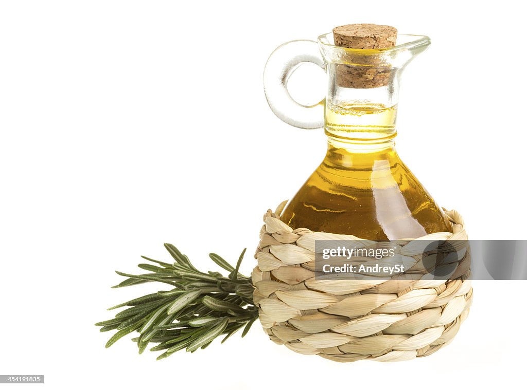 Bottle of sunflower oil