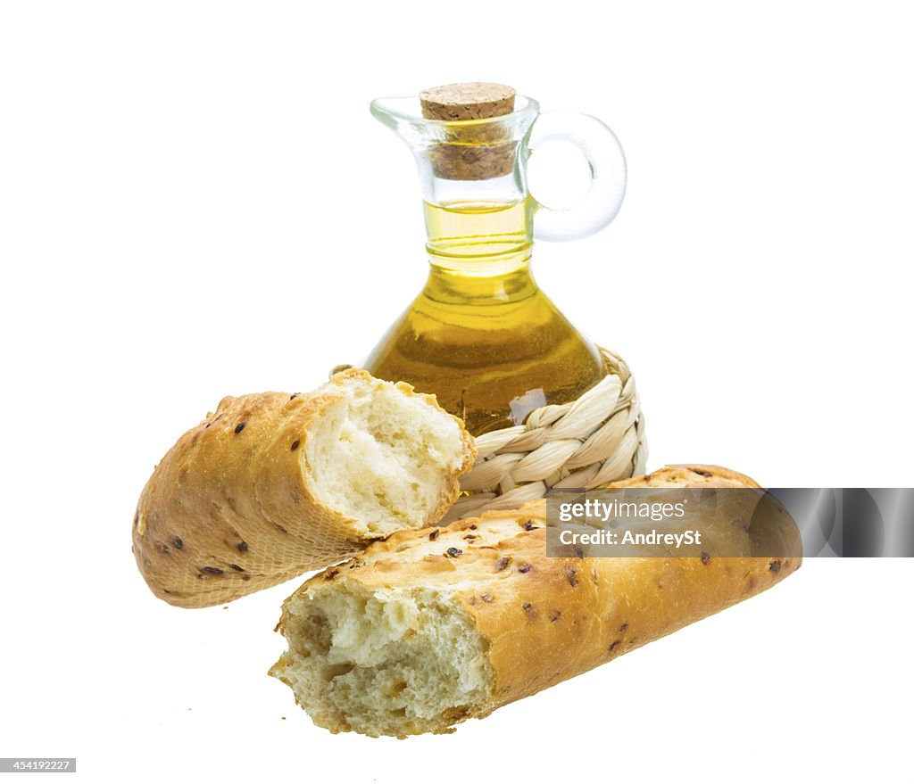 Bread with crisp