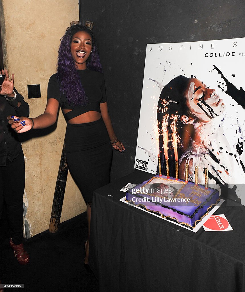 Atlantic Recording Artist Justine Skye Celebrates Her Birthday At Katana