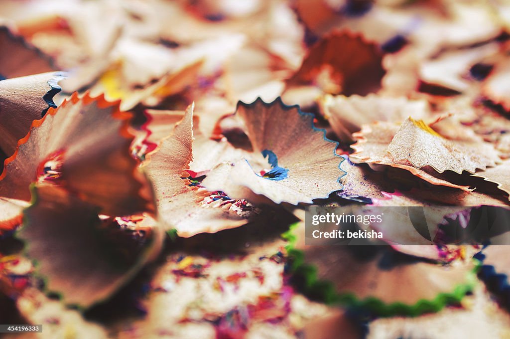 Pencil shavings