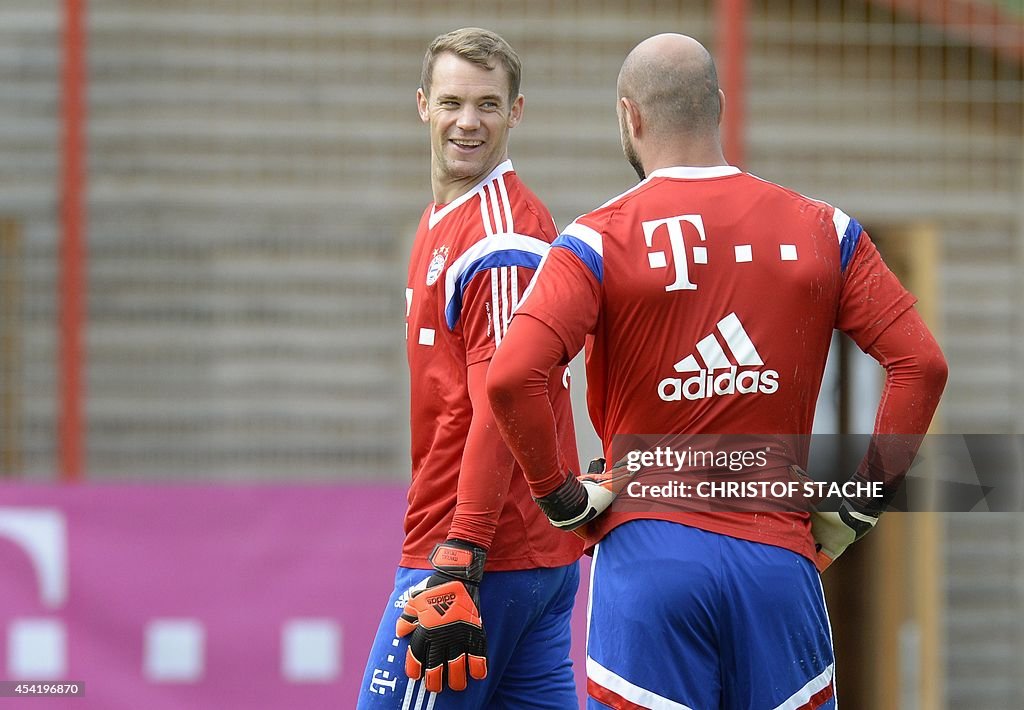 FBL-GER-BUNDESLIGA-BAYERN MUNICH-TRAINING