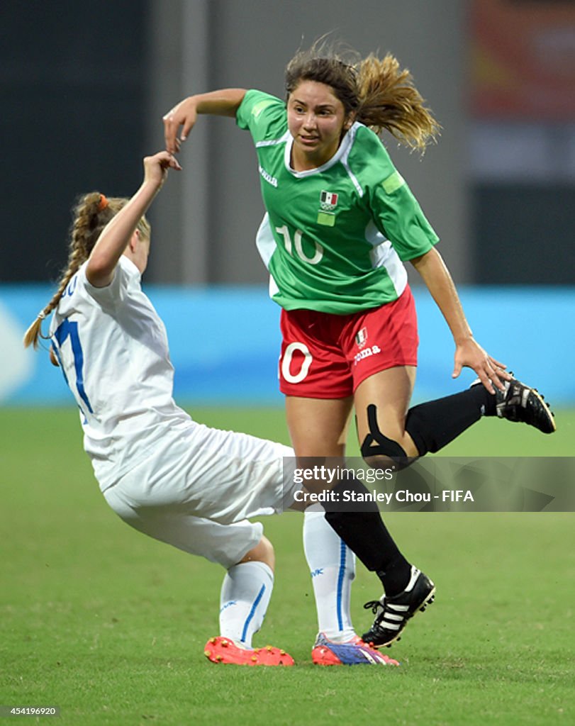 Mexico v  Slovakia - FIFA: 3rd Place Playoff Girls Summer Youth Olympic Football Tournament Nanjing 2014