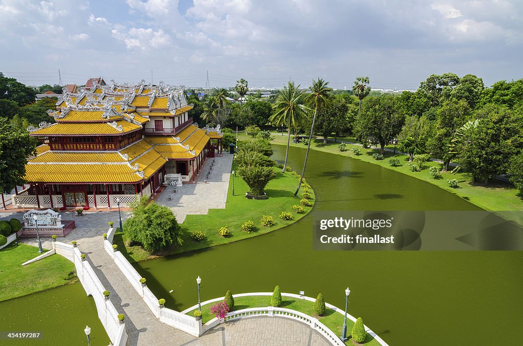 Royal Residence In Bang Pa-Palast, Thailand