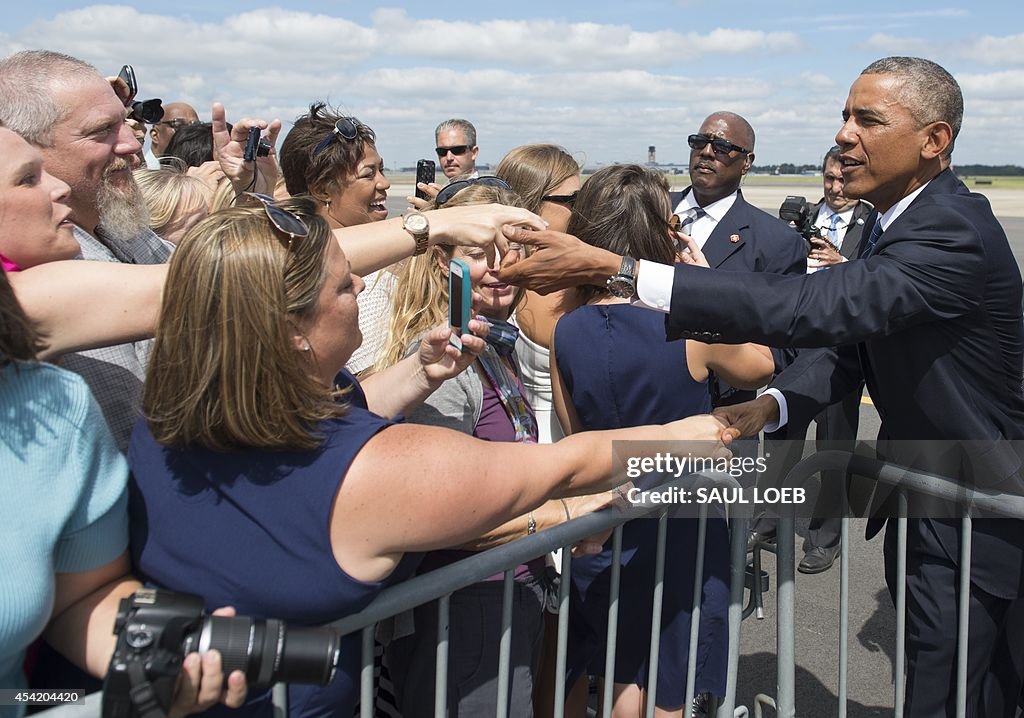 US-POLITICS-OBAMA-ARRIVAL