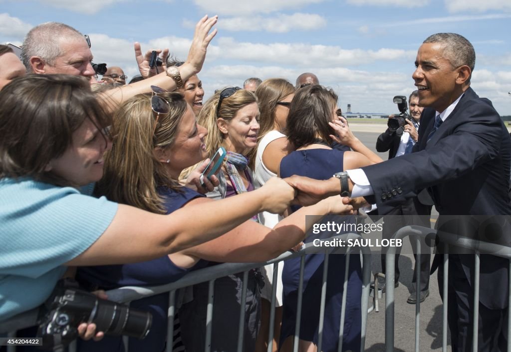 US-POLITICS-OBAMA-ARRIVAL