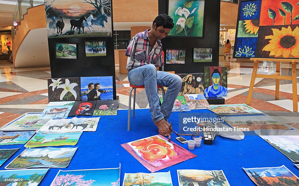 Foot Painter Nadeem Riyasat Ali Shaikh