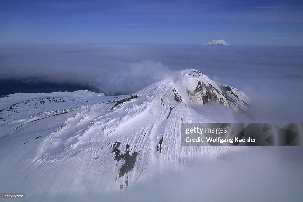 South Sandwich Islands, Zavodovski Island, View Of Volcano...