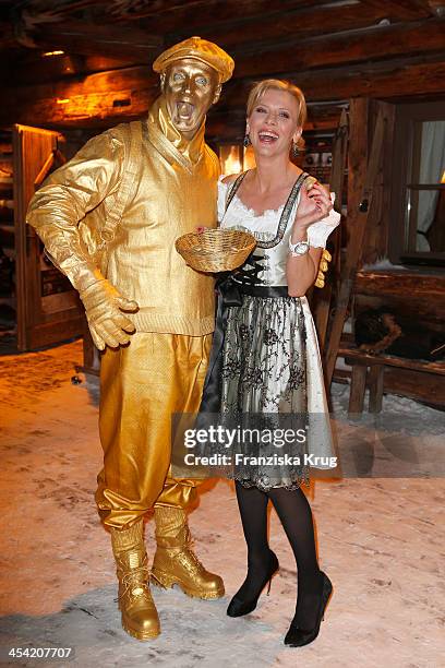 Eva Habermann attends the Dorfstadl Evening - Tirol Cross Mountain 2013 on December 07, 2013 in Innsbruck, Austria.